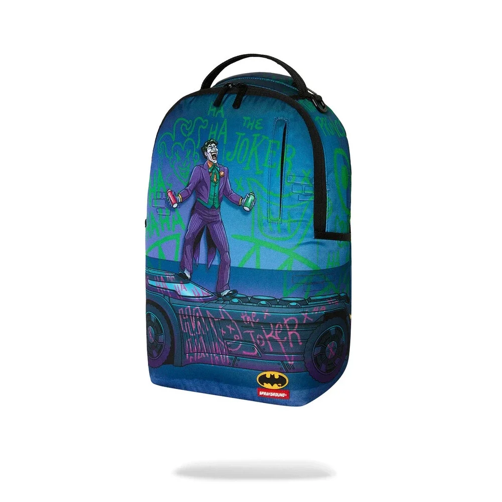 Sprayground DC Joker NO Rules Backpack Unisex OS Blue Shoulder Strap Bag SPR299
